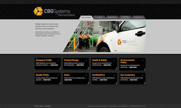 CBG Systems Website Design